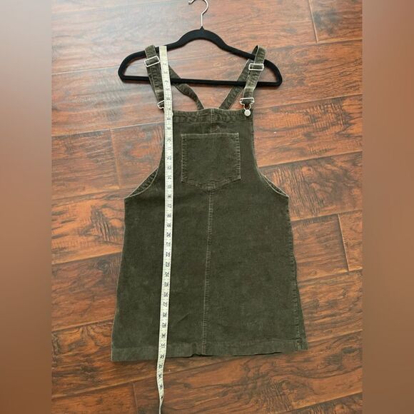 Altar’d State Corduroy Overall Dress Olive Green Size M - Picture 4 of 6